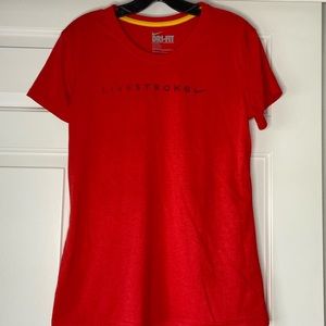 Nike live strong Dri fit top